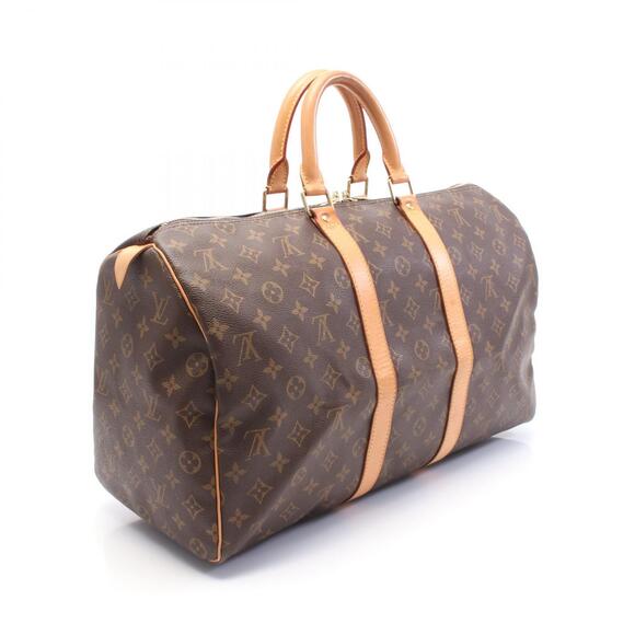 Louis Vuitton Handbags - Louis Vuitton Bag Monogram leather Boston Keepall Brown canvas
